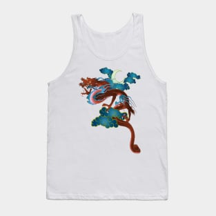 Dragon in the night sky Tank Top